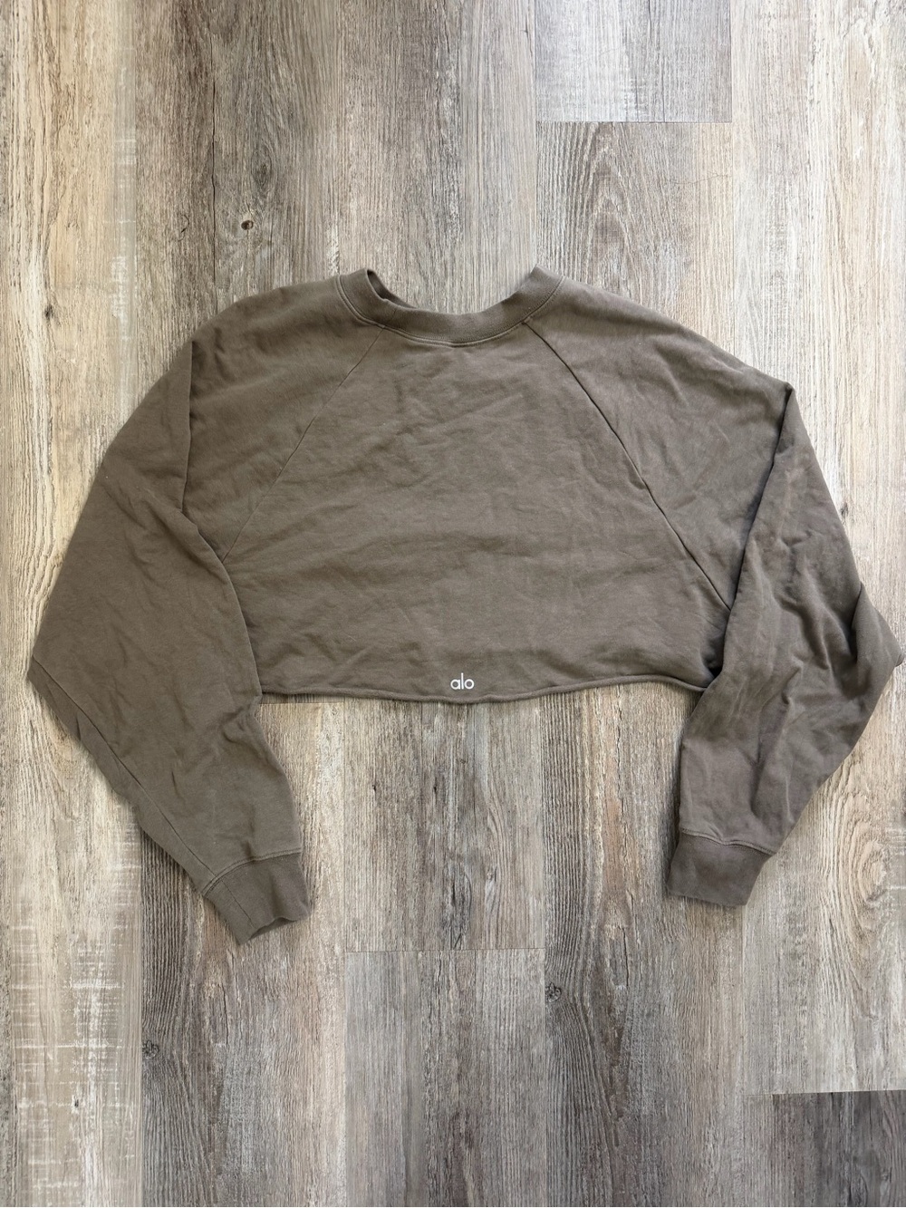 ALO Yoga Cropped Crewneck Sweatshirt, size Small like NEW🔥
